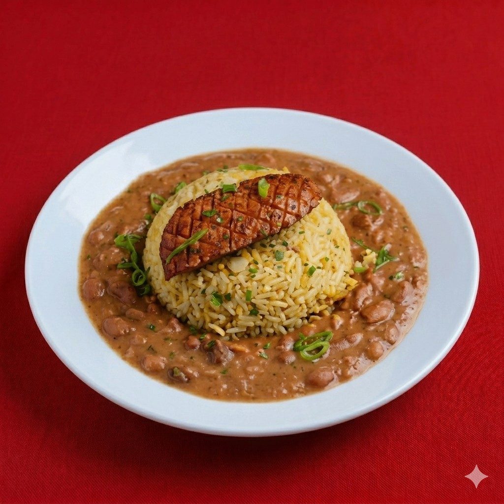 Classic Red Beans & Rice.
