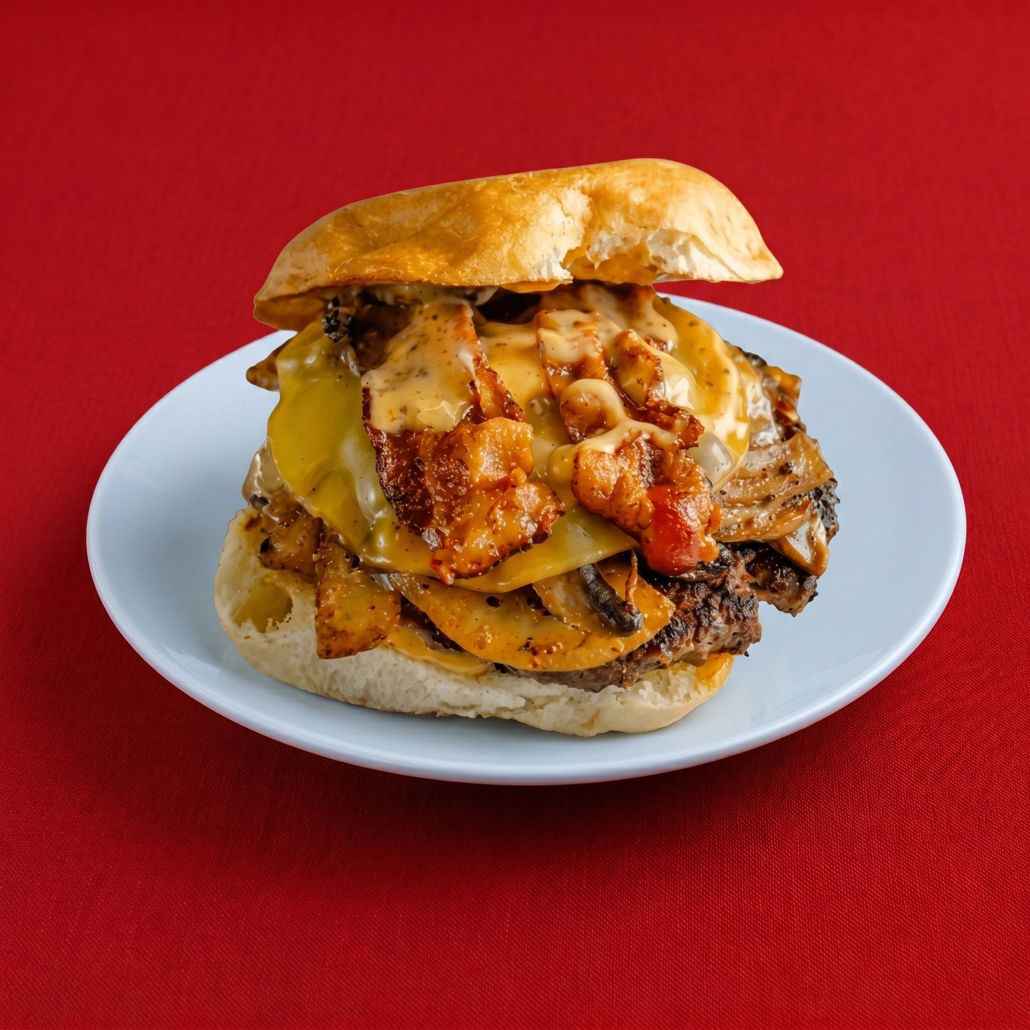 Smoked Gouda Burger.