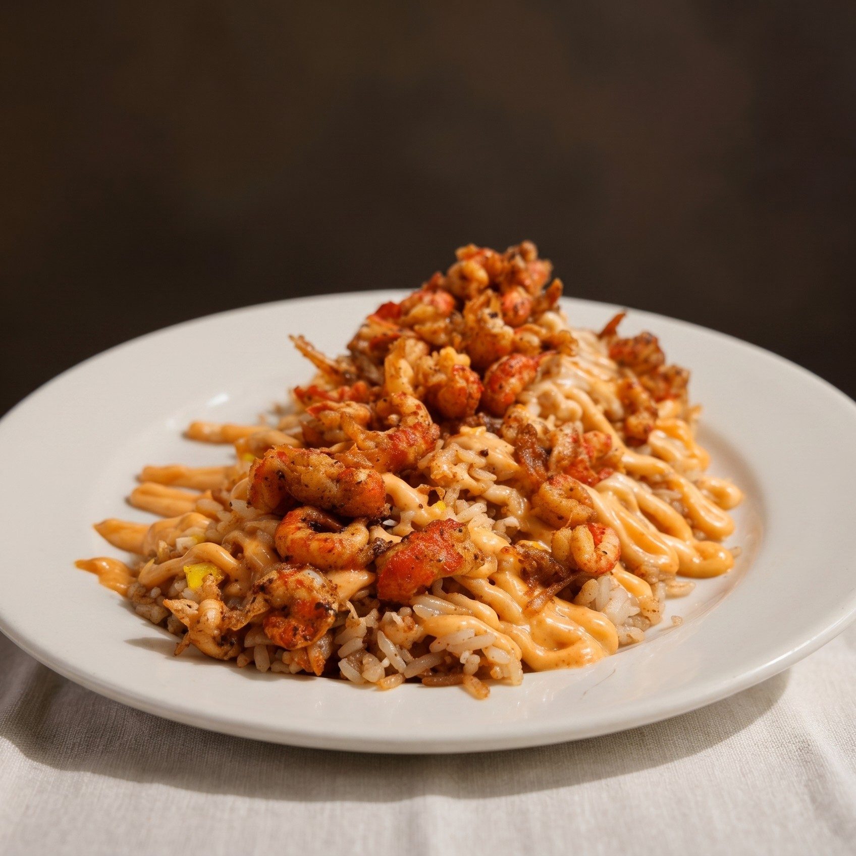 Cajun Crawfish Fried Rice.
