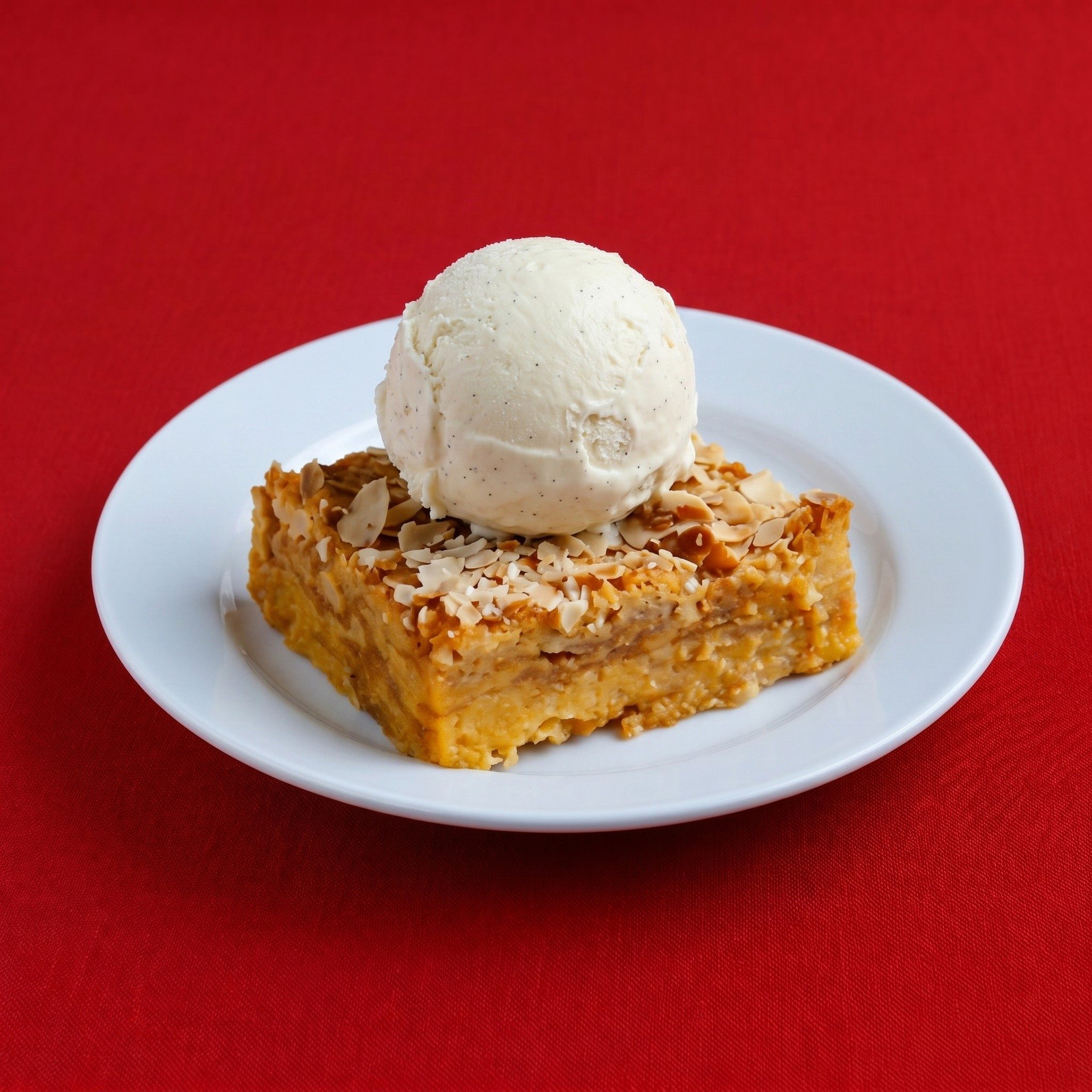 Homemade Donut Bread Pudding.